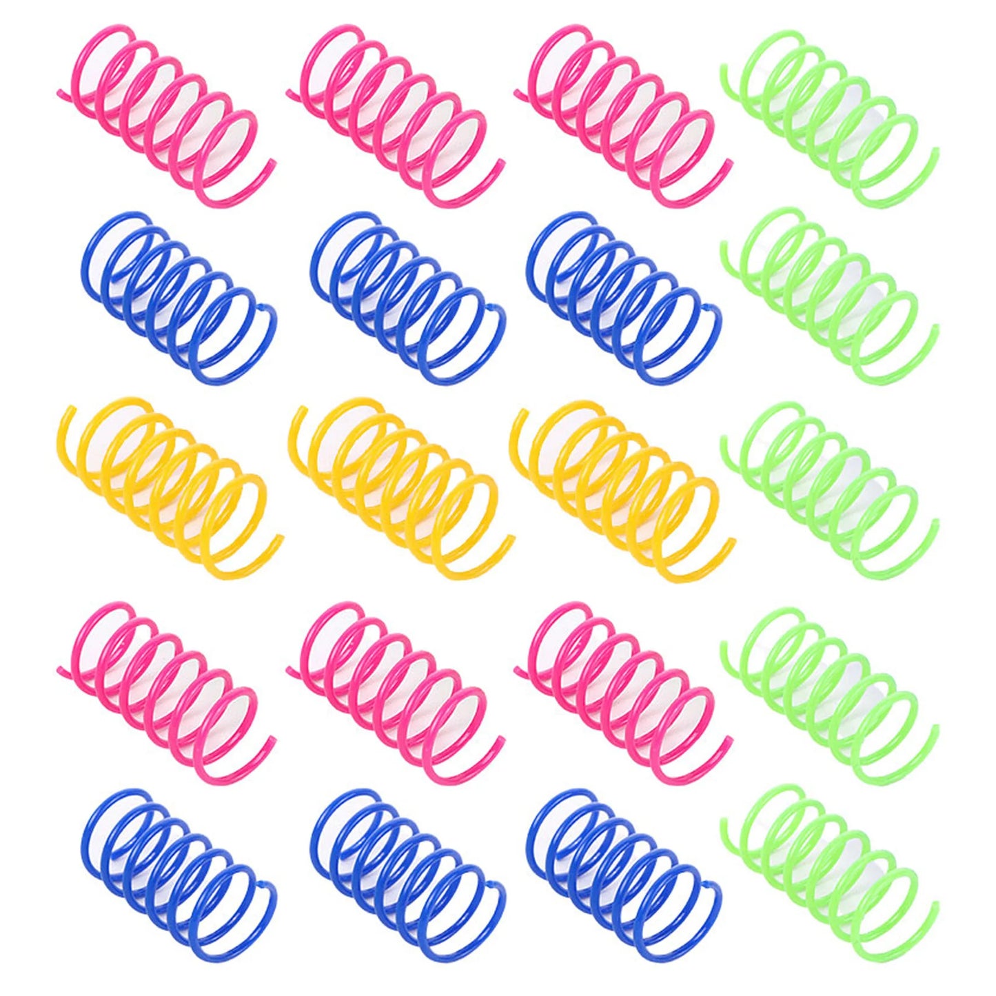 20pcs Spring Coil Cat Toys