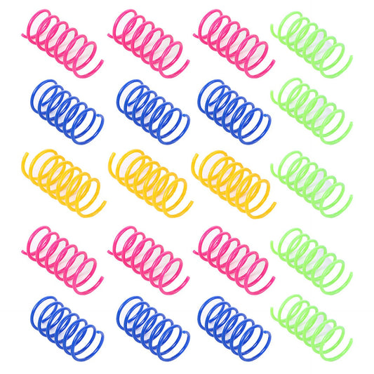 20pcs Spring Coil Cat Toys