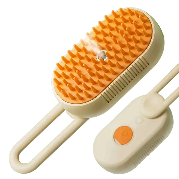 SteamGlow Pet Grooming Brush