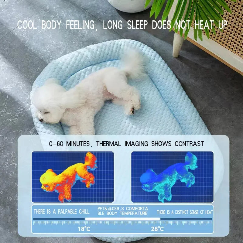 Summer Cooling Pet Sleeping bed
