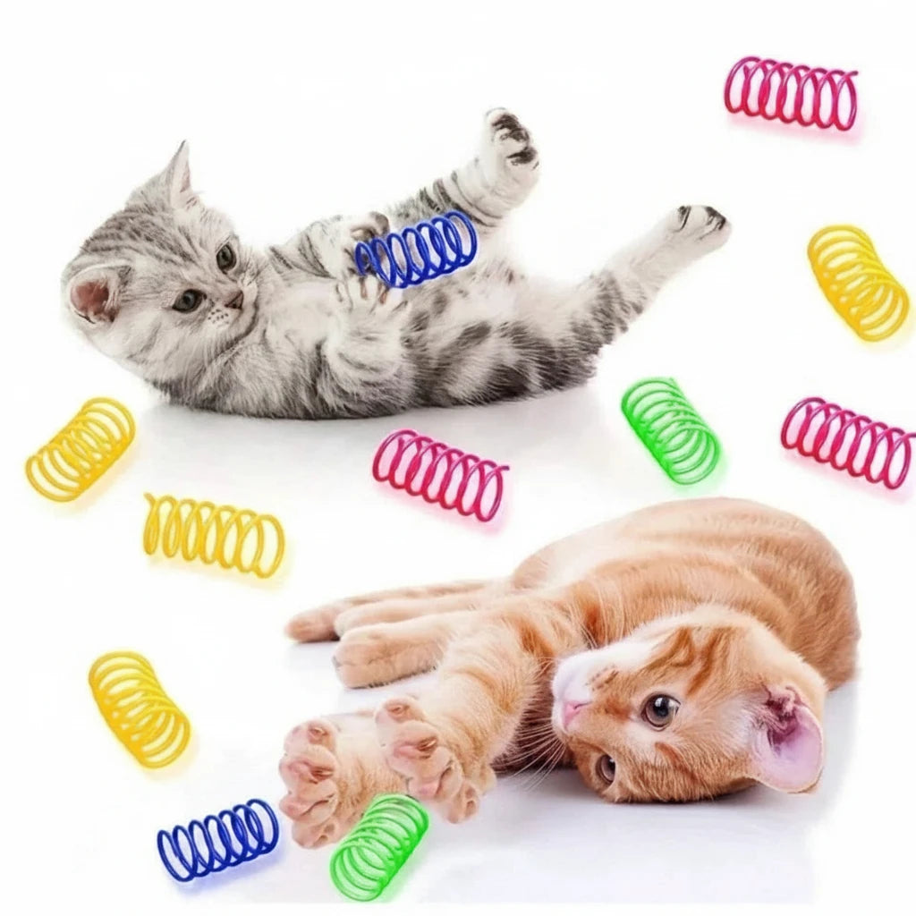 20pcs Spring Coil Cat Toys